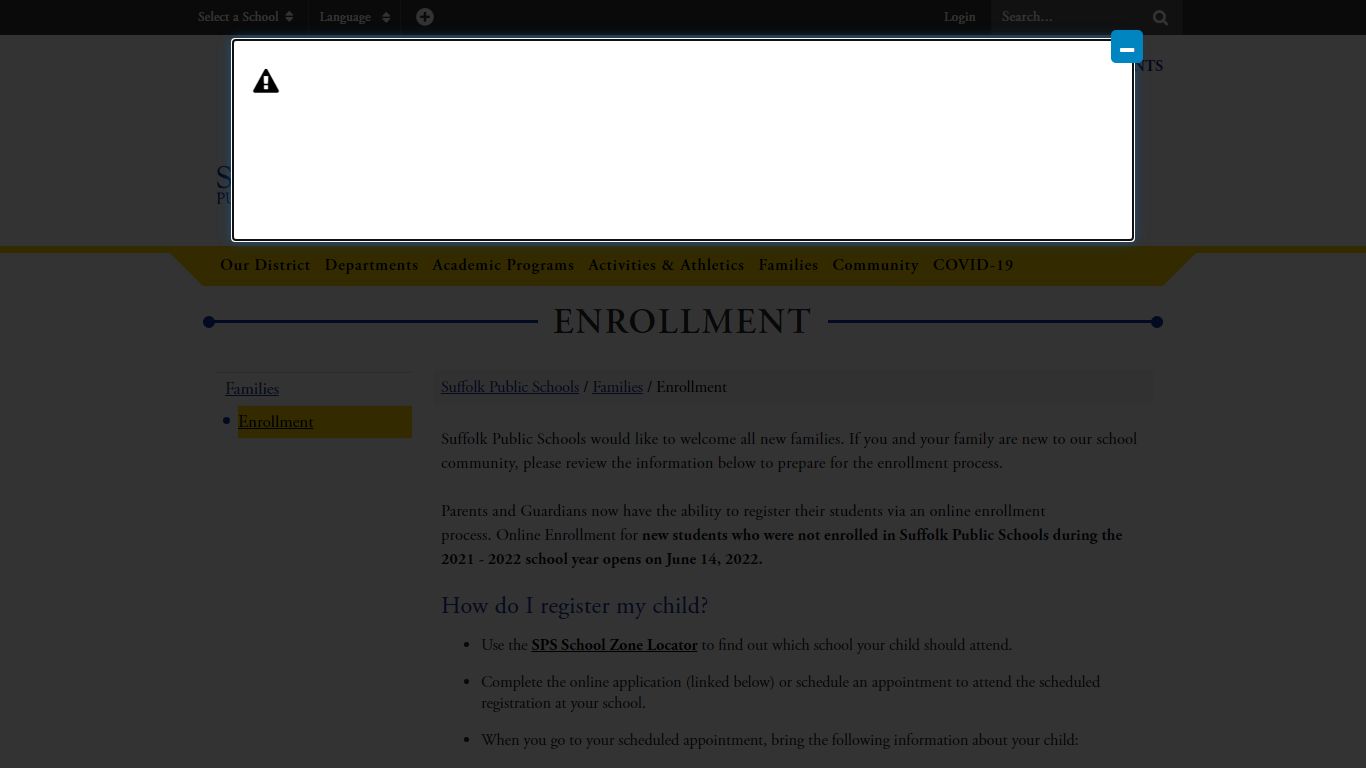 Enrollment - Suffolk Public Schools